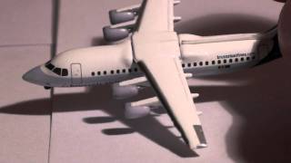 Herpa Wings  1500  Brussels Airines  BAe 146300 [upl. by Kelula372]