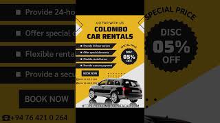 🚗🌏 Discover Sri Lanka Like Never Before Rent A Car Sri Lanka 🇱🇰 [upl. by Agamemnon702]