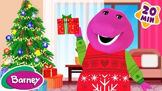 Barney Christmas Episode  Holiday and Christmas Celebration for Kids  Barney the Dinosaur [upl. by Ahsakat]