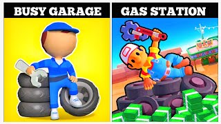 Busy Garage vs Gas Station  Android iOS Mobile Gameplay Walkthrough KLSKINBOX [upl. by Kenric978]