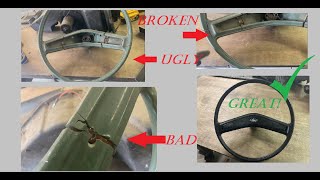 1971  1972 Ford F100  F250 Steering Wheel Repair [upl. by Ayekin]