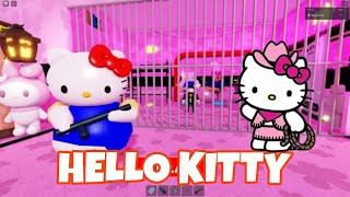 HELLO KITTY Barrys Prison Run ┃Roblox Funtime roblox robloxescape hellokitty [upl. by Eihcra]