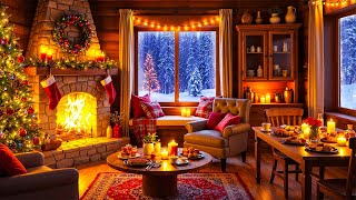 247 Cozy Christmas Fireplace Instrumental 🔥Relaxing Christmas Music Fireplace 🎅 Christmas Ambience [upl. by Skye]