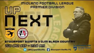 Matchday Stourport swifts vs OJM Black Country [upl. by Nnodnarb]