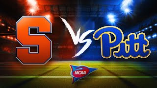 Syracuse vs Pitt NCAAF Live Commentary [upl. by Niall]