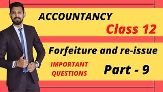 Forfeiture and reissue  important questions  Class 12 [upl. by Humfrey]