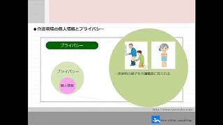 第２回個人情報とプライバシー～介護現場における個人情報とプライバシー～ [upl. by Bertrand]