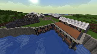 Making a Meadery Part 2 Employee Housing Warehouse and Dock  Minecraft CMP 1211 [upl. by Anairb]