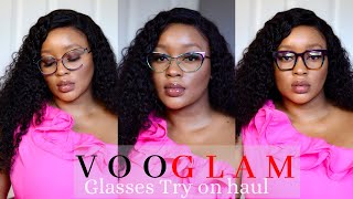 VOOGLAM EYEGLASSES TRY ON REVIEW  TRENDY AFFORDABLE FASHION AURORA GLASSES [upl. by Berke]