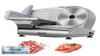 VEVOR Meat Slicer 180W Electric Deli Food Slicer with 75quot SUS420 Stainless Review [upl. by Adok775]