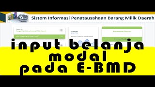 ebmd Input Pengadaan sumber dana APBD [upl. by Aeneus]