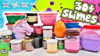 Mixing HUGE Slime Smoothie 30 Satisfying Slimes [upl. by Akieluz]