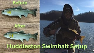 Huddleston Swimbait Bass Fishing How to Modify the Huddleston [upl. by Knute]