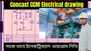 How to read electrical schematics diagramCCM concast India [upl. by Tdnerb]