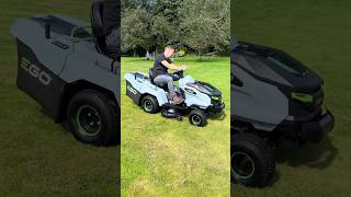 Is a Battery Rideon Mower as Good as a Petrol Lawn Tractor EGO vs JOHN DEERE 🔋⛽ [upl. by Publias236]