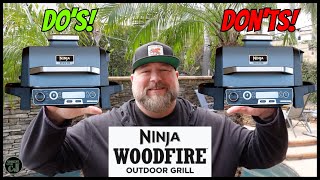 Ninja Woodfire Grill Top 5 Dos and Donts [upl. by Nnawtna466]