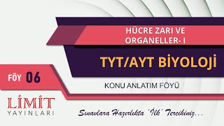 TYTAYT Biyoloji Konu Anlatımı Hücre Zarı Ve Organeller I [upl. by Tab]