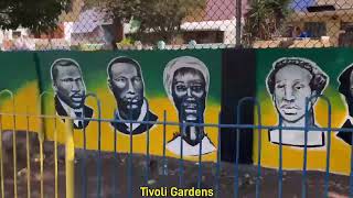 Seeing Jamaican Murals and Tivoli Gardens High School [upl. by Sirovart]