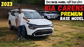 2023 kia carens premium Base model  15 petrol walkaround amp detailed review hindi kia [upl. by Beekman]