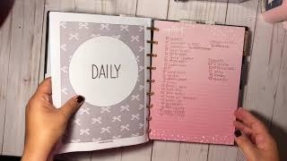 Classic Happy Planner flip through [upl. by Honan]