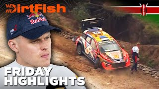 Hyundai Disaster WRC Safari Rally Kenya 2024 Friday Highlights [upl. by Hsetih]