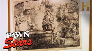 Pawn Stars Is This Rembrandt Etching Too Good To Be True Season 3 [upl. by Lucas]