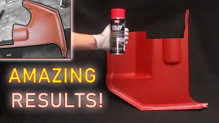 EASY How to Dye Plastic Interior Trim [upl. by Innob412]