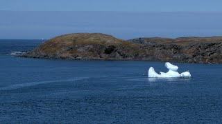 Best place to spot icebergs abandoned Radar Station in St Anthony E2 NL [upl. by Mady]