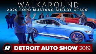 Walkaround 2020 Ford Mustang Shelby GT500  Detroit 2019 [upl. by Eltsirhc]