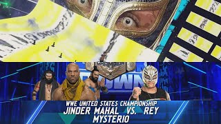 JINDER MAHAL VS REY MYSTERIO C WWE SMACKDOWN WWE 2K24 TQSVERSE [upl. by Sutherland]