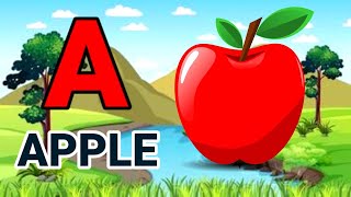 A for apple  b for ball  alphabets abcd abcd song a for apple b for ball  a to z kids song [upl. by Eenej]