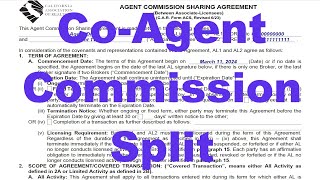 Agent Commission Sharing Agreement  CAR form ACS  Commission Split for CoBrokers and CoAgents [upl. by Shamrao]