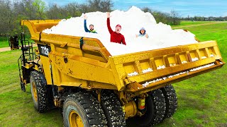 I Filled My Dump Truck With Packing Peanuts [upl. by Aleck911]