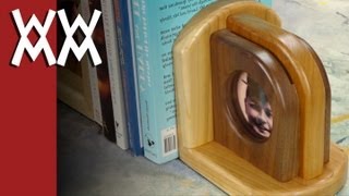 Wood picture frame bookends [upl. by Eeresed]