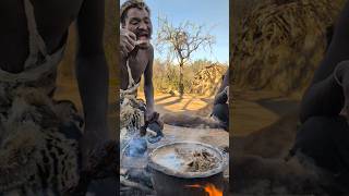 What a delicious Soup Hadza Makes middle of nowhere 😔😋😍hadzabetribe food [upl. by Conall]