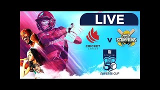 Super 50 Cup 2024 Live  BAR Vs JAM  Barbados Pride Vs Jamaica Scorpions  BP Vs JS Live Score [upl. by Sarita]