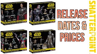 Star Wars Shatterpoint Release date and Prices leak Mando Grogu Bad Batch Moff Gideon amp more [upl. by Nidnerb652]