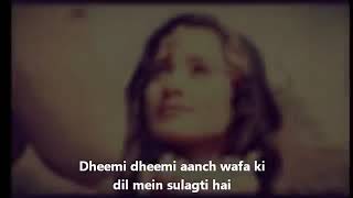 Jodha akbar Dheemi Dheemi Salim ampanarkali song lyrics [upl. by Malchy]