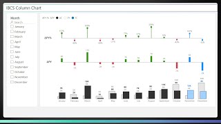 IBCS Advanced Power BI Tutorial  Native Column Chart [upl. by Htidirrem]