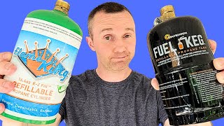 Flame King vs Fuel Keg Which Refillable Propane Tank Is Best [upl. by Rothwell]