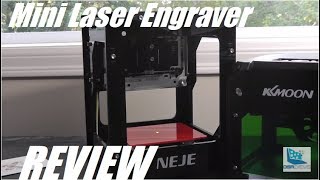 REVIEW NEJE DK8KZ Mini Laser Engraver 1000mW High Speed [upl. by Killian]