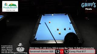 FINAL DAY 2024 Mako 1000 Entry 626 amp Under Bar Table 10Ball Championship at Griffs Las Vegas [upl. by Aimekahs234]