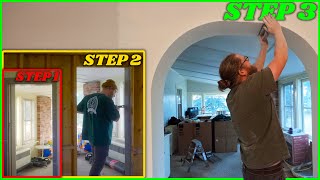 Drywalling my ENTIRE Kitchen  Maine Home Renovation Part 3 [upl. by Afihtan836]