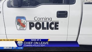 Corning Police Chief on leave reasoning unknown [upl. by Sirret]