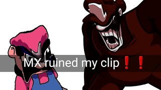 MX ruins Turmoil Marios clip  Marios Madness meme [upl. by Eirac]