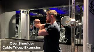 Over Shoulder Tricep Extension [upl. by Airdnahc]