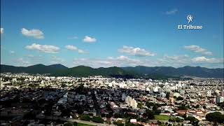 Vista aérea de la ciudad de Salta desde zona oeste [upl. by Retswerb]