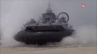 The Largest Hovercraft In The World Firing Guns And Making An Amphibious Landing [upl. by Douty]