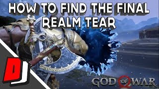 God Of War  HOW TO FIND THE HIDDEN REALM TEAR MUSPELHEIM TOWER PUZZLE [upl. by Felske]