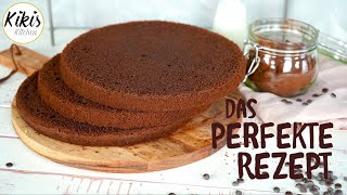 Das 1x1 des Backens Saftigen Schokoladenboden backen  Grundrezepte mit Kiki [upl. by Gerome]